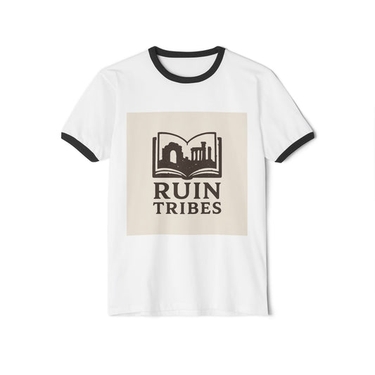 Vintage-Inspired Unisex Cotton Ringer T-Shirt, Book Lovers Gift, Literary Apparel, Sustainable Fashion, Cozy Reading Tee